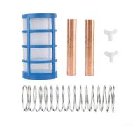 2 Anodes pour cuivre pour m6 avec Papillon et Ressort 2 Anodes | 2 anodes pour cuivre, 2 papillon, 1 ressort, 1 grille, montage pour facile, entretien complet piscine