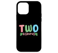 2 ans Deux Saurus Kids Dinosaure 2ème anniversaire Famille Coque pour iPhone 12 mini