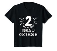 2 ans et déjà beau gosse. Phrase humour pour cadeau garçon T-Shirt