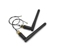 2 antennes Bluetooth ZigBee pliables,4 GHz 3 dBi avec connecteur U.FL IPEX-1 vers SMA, 15 cm, for module WiFi ESP8266 ESP32(RP SMA to IPEX1)