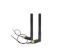 2 antennes Bluetooth ZigBee pliables,4 GHz 3 dBi avec connecteur U.FL IPEX-1 vers SMA, 15 cm, for module WiFi ESP8266 ESP32(SMA Male to IPEX1)