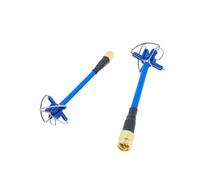 2 Antennes Trèfle 5,8 GHz pour Récepteur FPV, Émetteur 5 DBi RHCP RP-SMA Bleues