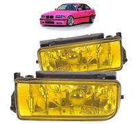 2 ANTIBROUILLARD BMW SERIE 3 E36 JAUNE BERLINE + COUPE + CABRIOLET + COMPACT