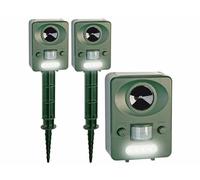 2 appareil anti-nuisibles solaires avec ultrasons et flash TS-820 [EXBUSTER]