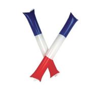 2 applaudisseurs gonflables drapeau français Cotillons d'Alsace