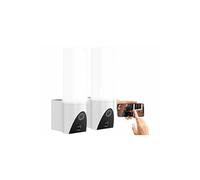 VisorTech Appliques LED avec caméras connectées Full HD – capteur PIR – 2 pièces