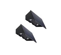 Lumisky Projecteurs solaires BLINKY Lot de 2 Applique murale LED blanc froid H18 cm
