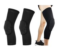 2 Articles Manchon Protège Tibia Ski Adulte - Protection Tibia Ski avec Structure Nid d'Abeilles, Bandes Anti-Glisse pour Ski, Foot et Sports Outdoor
