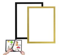 2 Artwork Picture Frame, Kids Art Front Opening Frames Magnetic Clamshell Design, Children's Art Frames for Art, Crafts, Drawing, Storage Frames