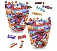 2 Assortiments de 120 Chocolats Halloween | KINDER Schokobons et Mini Bueno, MILKA, CELEBRATIONS, DAIM | A partager ou à offrir