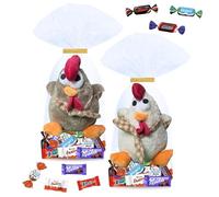 2 Assortiments de 30 Chocolats de Pâques et leurs Poules : Kinder, Célébrations, Milka, Daim | Idéal à Offrir, Cacher ou comme Décoration de Pâques