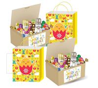 2 Assortiments de petits Chocolats de Pâques et leur Sac Cadeau | Kinder, Célébrations, Petits Moulages et Oeufs | Plus de 2x750g de Friandises pour Organiser une Chasse aux Oeufs ou à Offrir