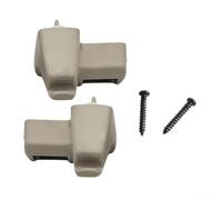 2 Attache Pare-Soleil Beige pour Range Rover L322 2 Attache Pare-Soleil | 2003-2012, Clip de Fixation Visière ABS, Support Rétention pour gauche Droite, Remplacement OEM EGP000050VAE