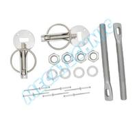 2 Attaches Métal Racing Pour Capot