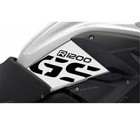 2 Autocollants compatibles Motorrad R 1200 GS 2008-2012 côté réservoir (Noir)