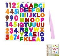 2 Autocollants de couleur alphabet lettres stickers muraux etiquette autocollante autocollants de lettres scintillantes autocollants décoratifs éclair