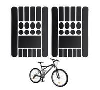2 Autocollants De Vélo, Film De Protection De Vélo, Autocollants De Peinture De Chaîne, Film De Protection De Peinture Noire