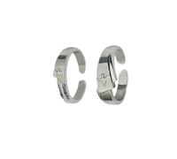 2 Bague Love Deepspace Caleb Anneau D'accessoires Cosplay Caleb Figurine Bijoux Ajustable Ouverte, Bagues Pour Couple