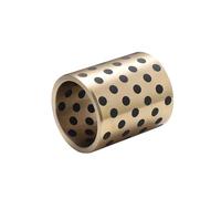 2 bagues autolubrifiantes en graphite-cuivre, diamètre intérieur 18-25 mm, manchon autolubrifiant, roulement autolubrifiant, bague sans huile,25x30x40mm