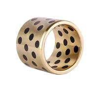 2 bagues JDB sans huile, manchon en cuivre graphite, diamètre intérieur 25 mm, diamètre extérieur 32 mm, bagues industrielles,25x32x50mm