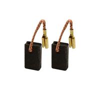 2 balais de charbon pour Metabo W 7-100, W 7-110, W 7-115, W 7-115, W 7-125, W 8-125, W 9-125, WE 14-125 Plus meuleuse d'angle Quick