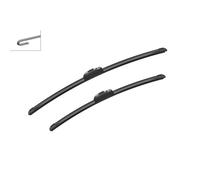 2 Balais D'essuie-glace Bosch Aerotwin Retrofit Ar603s 600mm/500mm