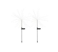 Lumisky Balises solaires à planter FIREWORKS SPIKE H97 cm LED Lot de 2