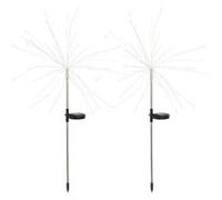 Lumisky Balises solaires à planter FIREWORKS SPIKE H97 cm LED Lot de 2