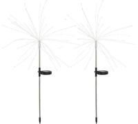 Lumisky Balises solaires à planter FIREWORKS SPIKE H97 cm LED Lot de 2