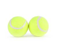 2 Balles De Tennis Jaunes 6,40 Cm Toutes Surfaces Sport De Raquette Jaune