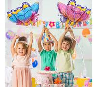 2 Ballons Papillon Et 2 Ballons Libellules,Équipés De 2 Rouleaux De Rubans Blancs,Ballons Animaux Tridimensionnels,Décoration De Ballons De Fête,Ballons Créatifs Pour Enfants