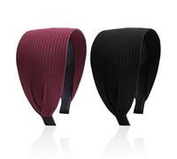 2 Bandeaux À Large Bord, Bandeaux Larges Pour Femmes, Accessoires Pour Cheveux Pour Femmes, Bandeaux Pour Vêtements Pour Femmes, Adaptés Aux Bals Et Aux Fêtes