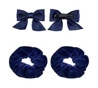 2 Bandes De Cheveux, 1 Paire D'Épingles À Cheveux, Bandes De Cheveux Élastiques Simples, Coiffe En Queue De Cheval, Pinces Fixes Pour Cheveux Et Favoris, Fournitures De Décoration De Coiffure.