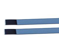 2 bandes élastiques hauteur 3 cm longueur 60 cm bandes élastiques fixation par déchirure pour électrodes stimulation ionophorèse