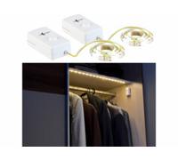 2 bandes LED à piles 160 lm / 60 cm blanc lumière du jour Lunartec