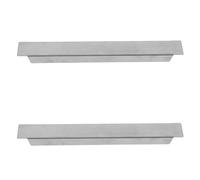 2 Barres de Séparation pour Table à Vapeur, Acier Inoxydable | Support pour Bacs Fractionnés, Compatibilité Pleine ou Partielle, Installation Simple, Argenté