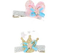 2 Barrettes À Paillettes En Boîte Cadeau