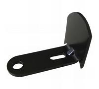 2 Battements longs coudés réglables pour espagnolette de volet - H. 35 mm - Noir