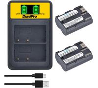 2 Batteries BP-511A BP-511 BP 511 BP511A + Chargeur Double USB LCD pour Canon EOS 5D 10D 20D 30D 40D 50D 300D D30 D60 Rebel PowerShot G1 G2 G3 G5 G6 Pro 1 Pro 90 Pro