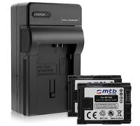 2 Batteries + Chargeur (Auto/Secteur) pour Canon BP-808 / Legria HF G10, G25, M31, Vixia... Voir liste