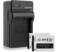 2 Batteries + Chargeur (Auto/Secteur) Pour Jvc Bn-Vh105, Gc-Xa1, Xa2 / Benq Dli-301/ Silvercrest..Voir Liste[Z790]