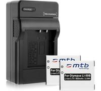 2 Batteries + Chargeur (Auto/Secteur) Pour Olympus Li-50B / Xz-10... / Pentax Wg-3 ... / Ricoh Cx5 ... Voir Liste![Z438]