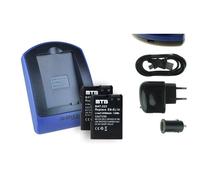 2 Batteries + Chargeur USB EN-EL14 pour Nikon D3100, D3200, D5100