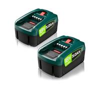 2 batteries de rechange 5000 mAh pour Bosch série PBA/PSB/PSR 18 V