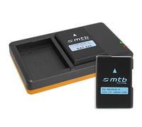 2 Batteries + Double Chargeur (USB) pour EN-EL14(A) / Nikon DF, D3100, D3200, D3300, D5100, D5200, D5300, D5500 / Coolpix P7000, P7100, P7700, P7800 (Cable Micro-USB Inclus)