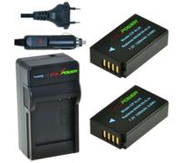 2 batteries EN-EL20 pour Nikon avec chargeur et chargeur auto - ChiliPower original