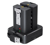 2 batteries et station de charge pour sonnette vidéo 2/3/4, sonnette vidéo 3 Plus, caméra Stick Up (2/3e génération) et batterie Spotlight Cam (3,65 V 6040 mAh)