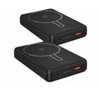 2 batteries externes 10000 mAh compatibles Qi et MagSafe Revolt