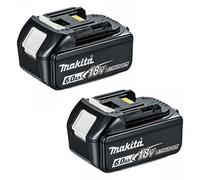 2 Batteries MAKITA BL1860B 18V 6,0 Ah