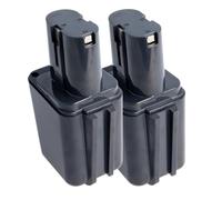 2 Batteries Ni-MH Trade-Shop 9,6 V 3000 mAh compatibles avec Les perceuses Bosch GSR 9,6 V, GSR 9,6VE, GSR 9.6 VE, GSR 9.6 VET, PSB 9.6VE, Ampoule PSB 9.6VESP